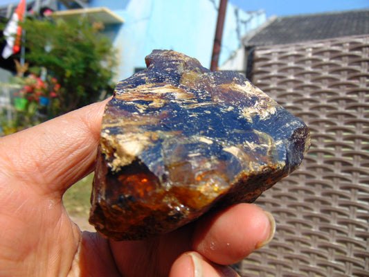 81 gram Rough Raw Indonesian Blue Amber for Healing 26MRB35