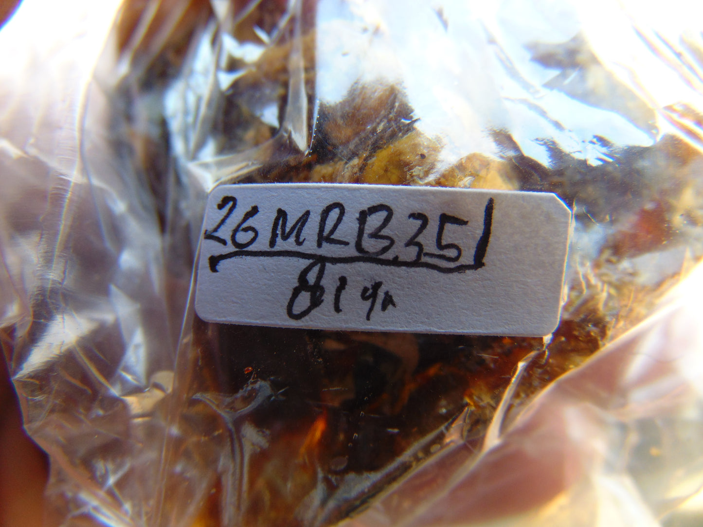 81 gram Rough Raw Indonesian Blue Amber for Healing 26MRB35
