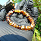 12 Gram 32 small Beads Tasbih Bracelet Indonesian Yellow White Amber for Healing BT21