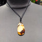 13 gr Teardrop Pendant Indonesian Amber for Healing A12
