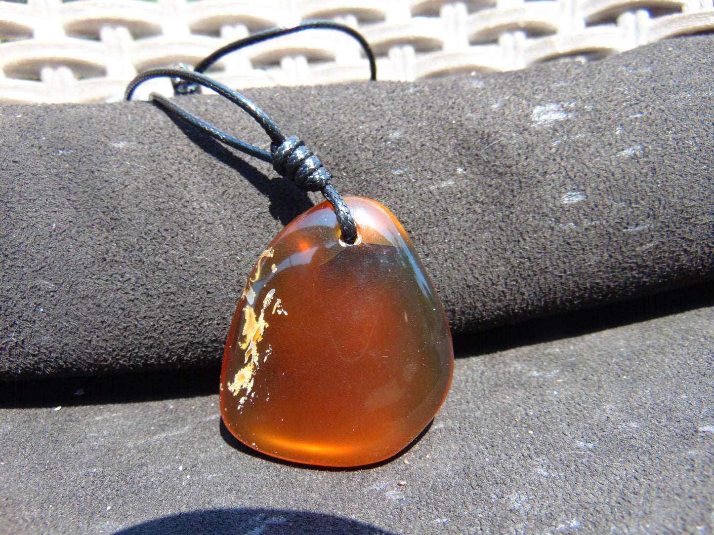 13.25 gram Pendant Indonesian Crystal Amber for Healing N72