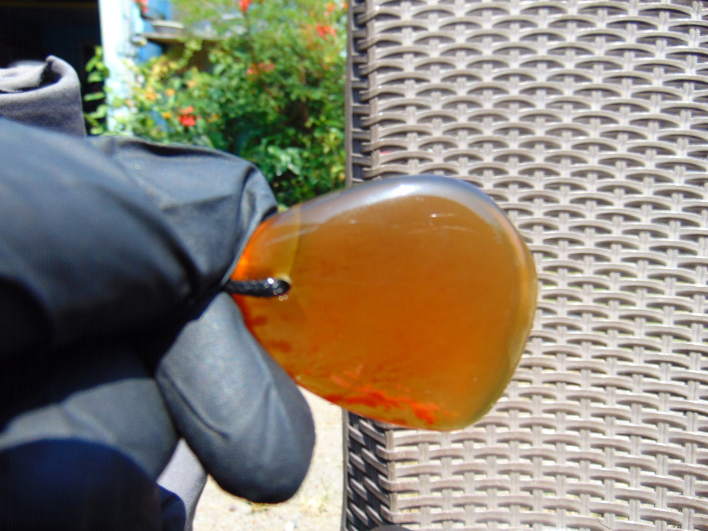 13.25 gr  Pendant Indonesian Blue Amber for Healing N72
