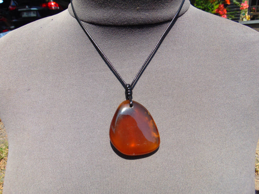 13.25 gram Pendant Indonesian Crystal Amber for Healing N72