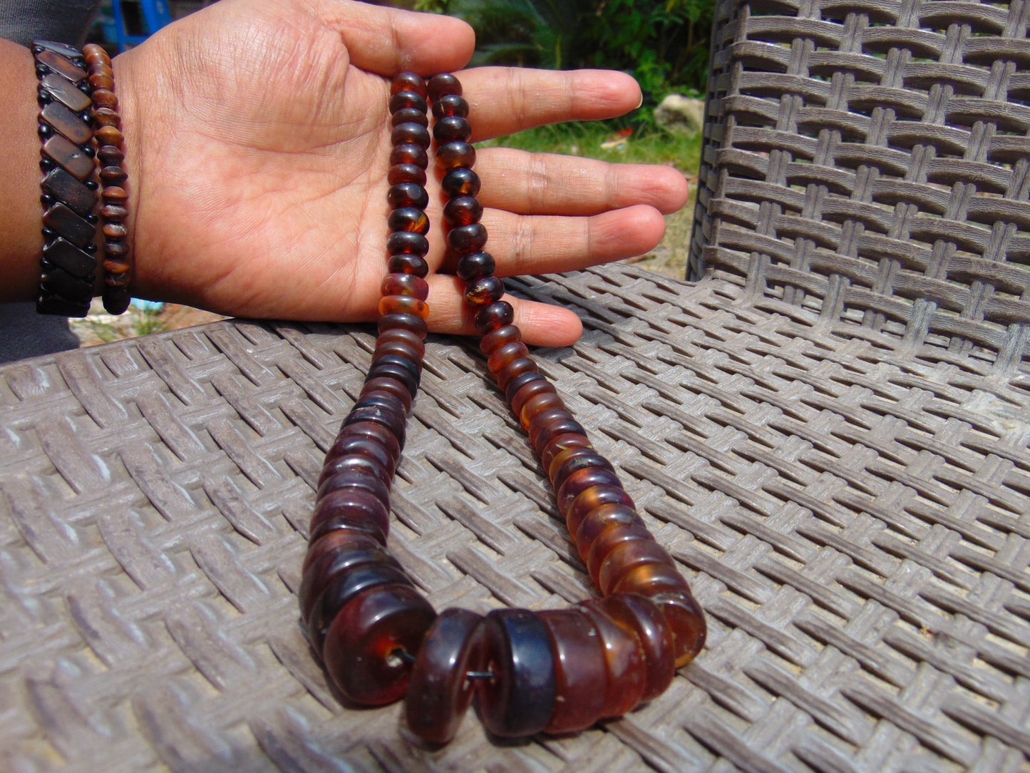 64 gram Small Necklace Beads Indonesian Amber for Healing 26NE16