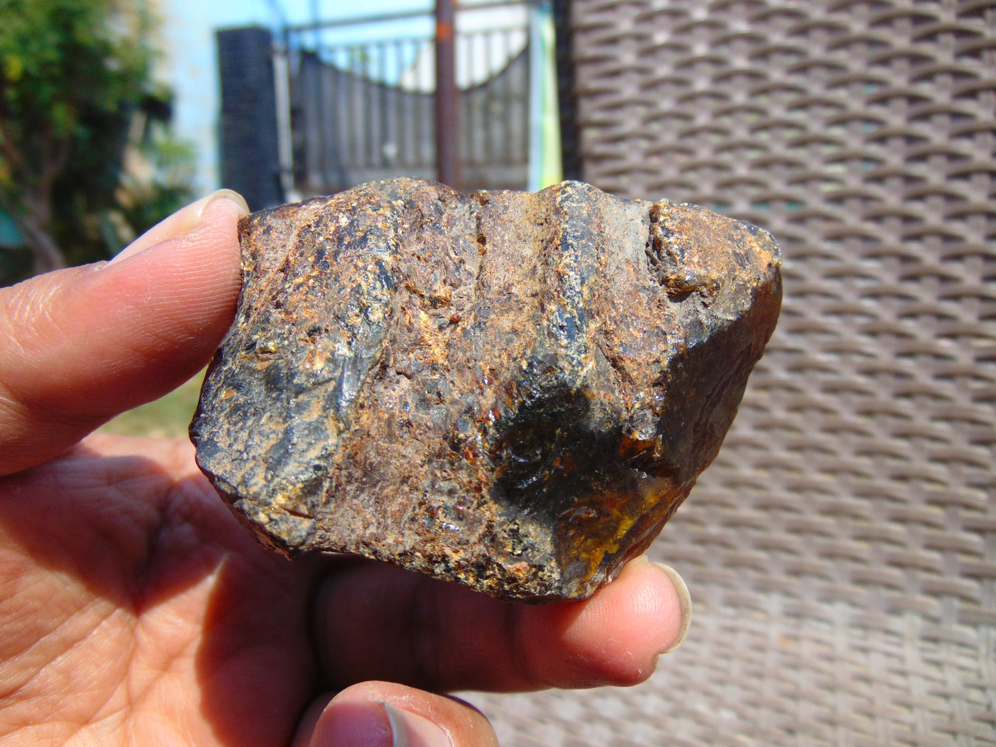 44 gram Rough Raw Indonesian Blue Amber for Healing 26MRB12