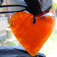 9 gr Heart Pendant Indonesian Red Amber for Healing 26Y133