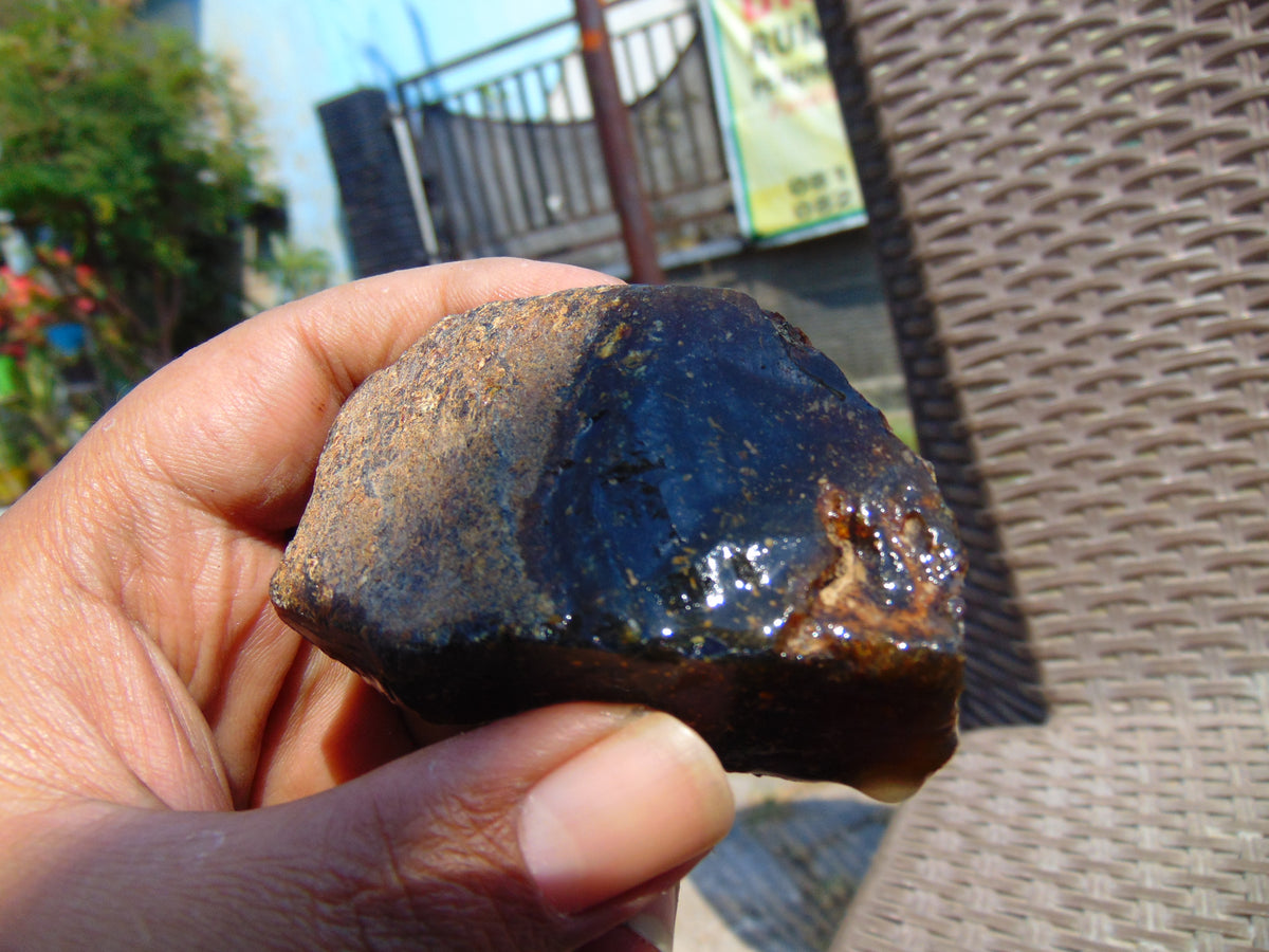 44 gram Rough Raw Indonesian Blue Amber for Healing 26MRB12