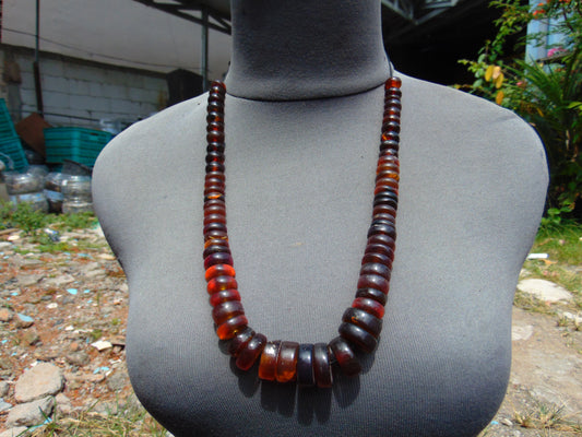 64 gram Small Necklace Beads Indonesian Amber for Healing 26NE16