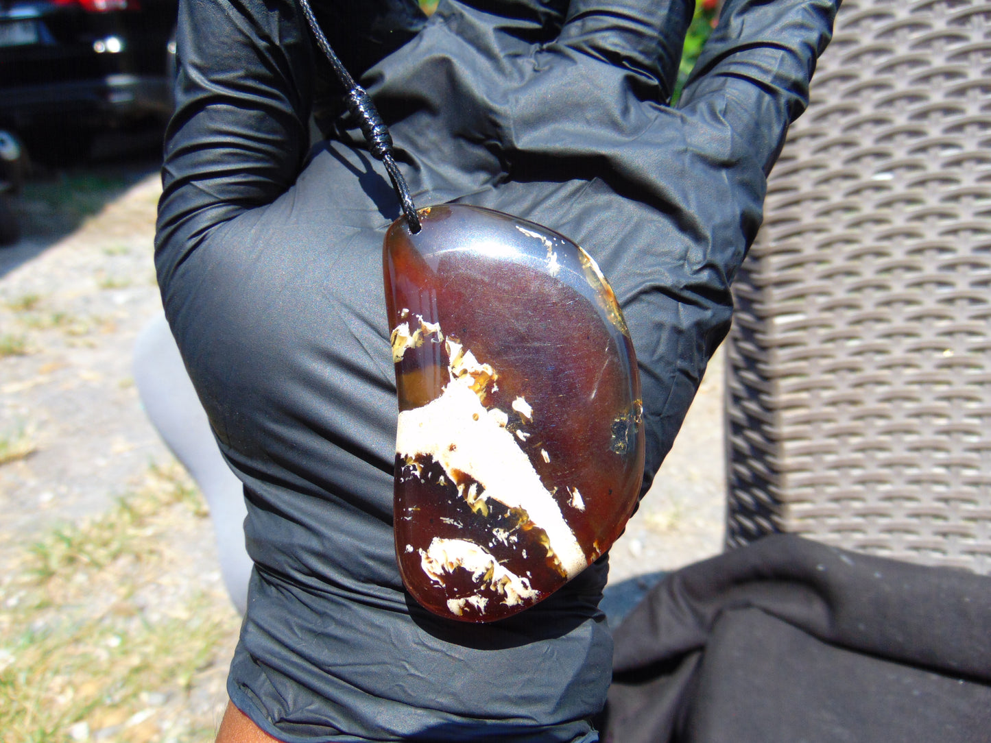 13 gr  Pendant Indonesian Amber for Healing A53