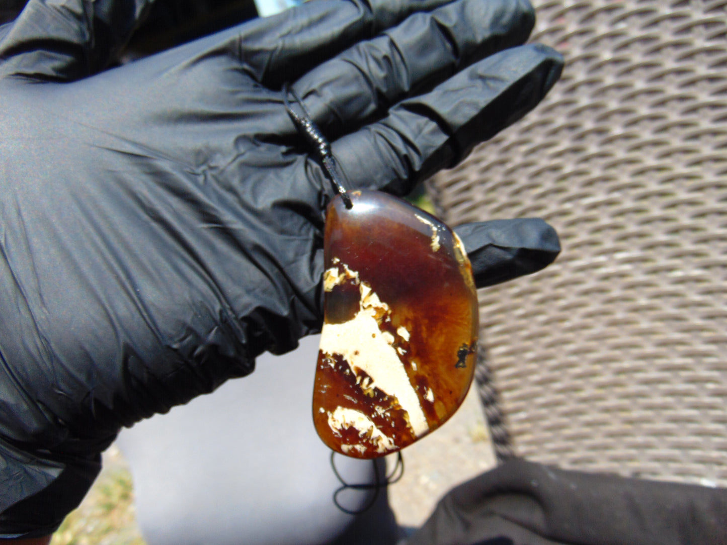 13 gram Pendant Indonesian  Amber for Healing A53