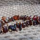 76 gram Small Necklace Beads Indonesian Blue Amber for Healing 26NE24
