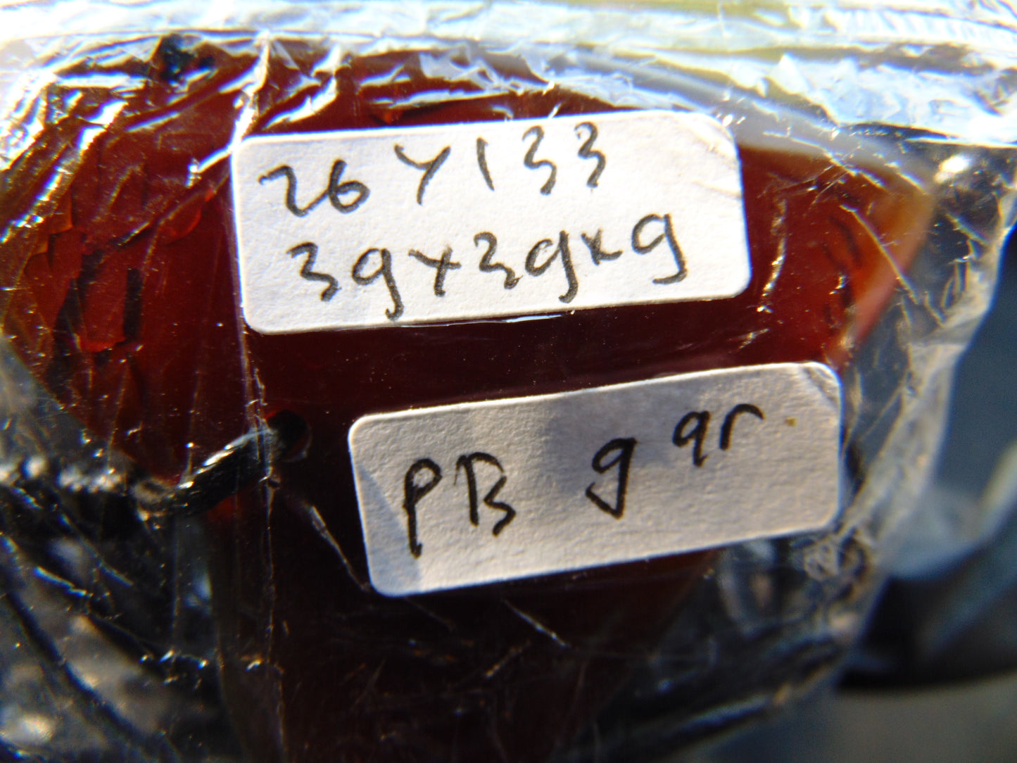 9 gr Heart Pendant Indonesian Red Amber for Healing 26Y133