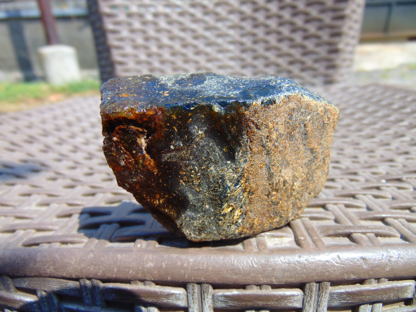 44 gram Rough Raw Indonesian Blue Amber for Healing 26MRB12