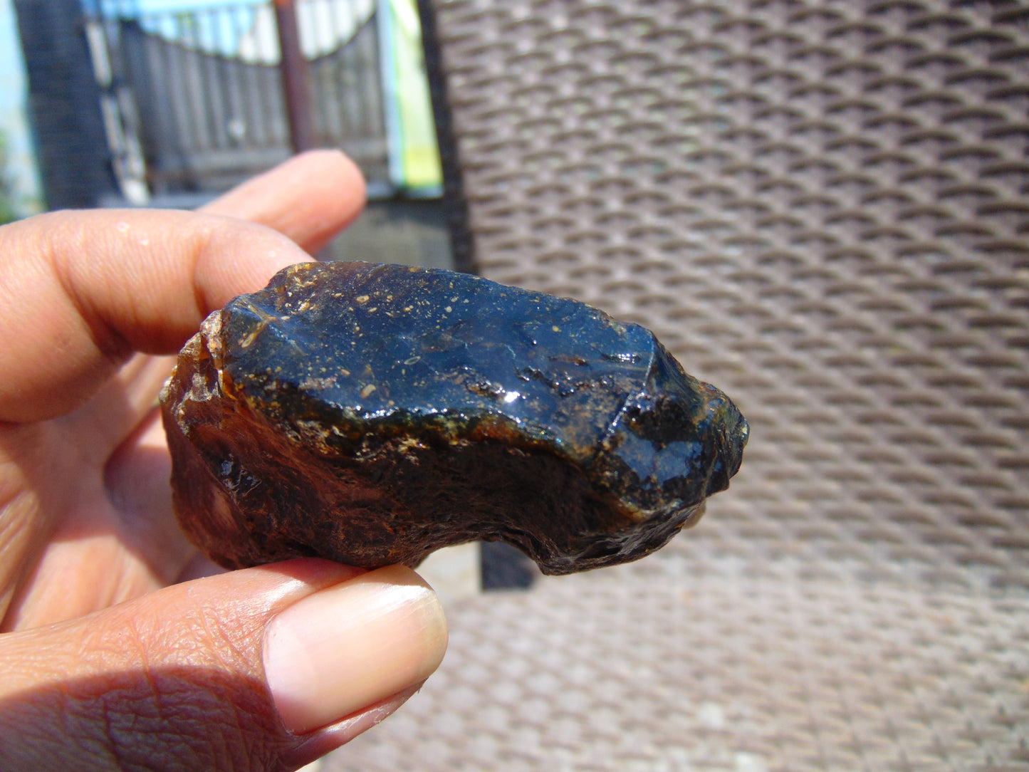 44 gram Rough Raw Indonesian Blue Amber for Healing 26MRB12