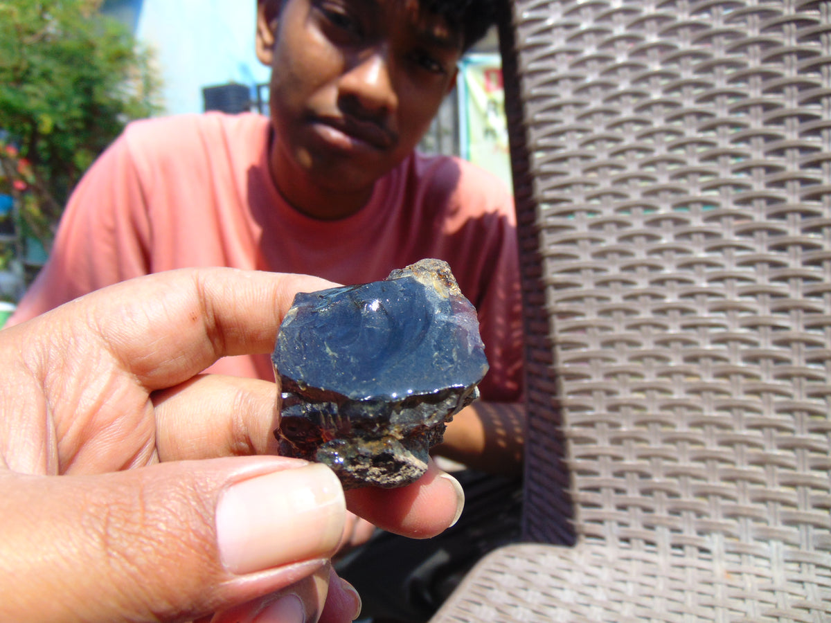 25 gram Rough Raw Indonesian Blue Amber for Healing 26MRB18