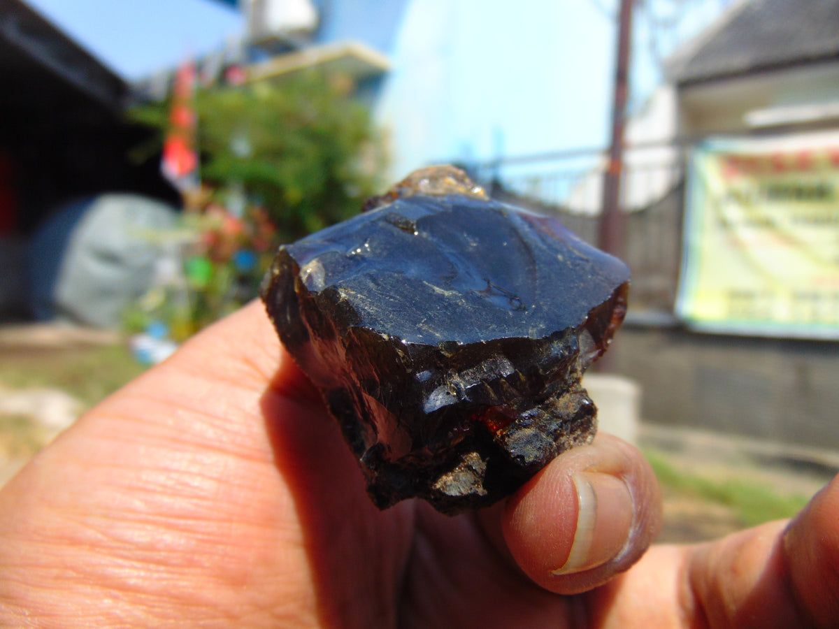 25 gram Rough Raw Indonesian Blue Amber for Healing 26MRB18
