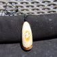 13 gr Teardrop Pendant Indonesian White Amber for Healing 25Y1