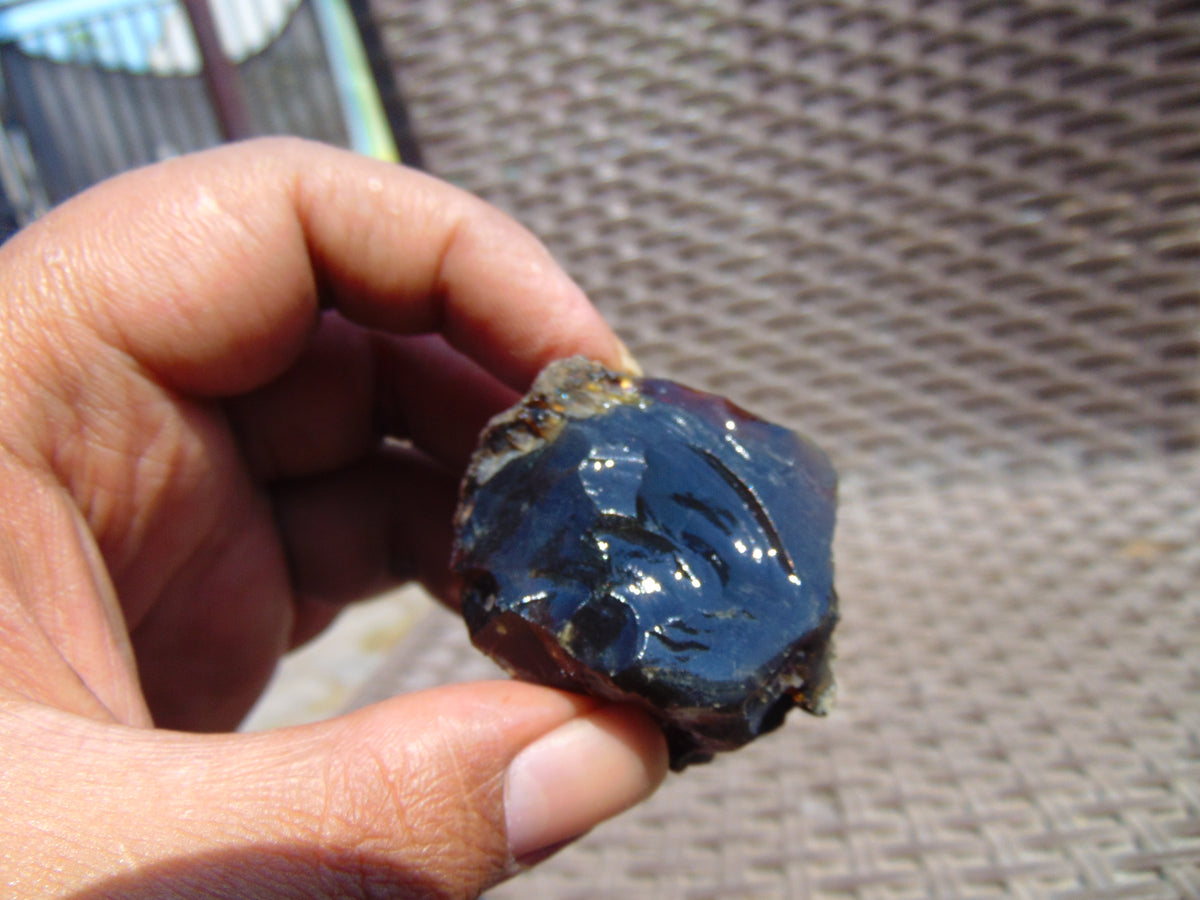 25 gram Rough Raw Indonesian Blue Amber for Healing 26MRB18