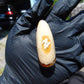 13 gr Teardrop Pendant Indonesian White Amber for Healing 25Y1