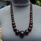 57 gram Small Necklace 33 Beads Indonesian Red Amber for Healing 26NE2