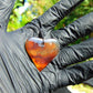 6 gr Heart Pendant Indonesian Amber for Healing 25Y224