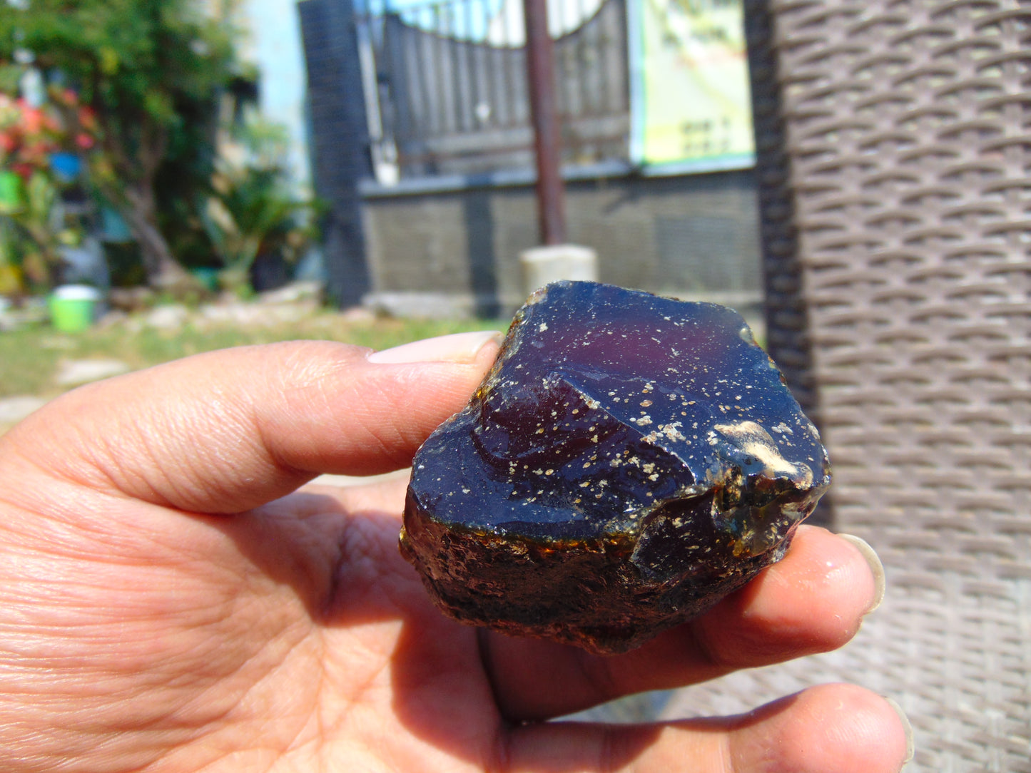 39 gram Rough Raw Indonesian Blue Amber for Healing 26RBM53