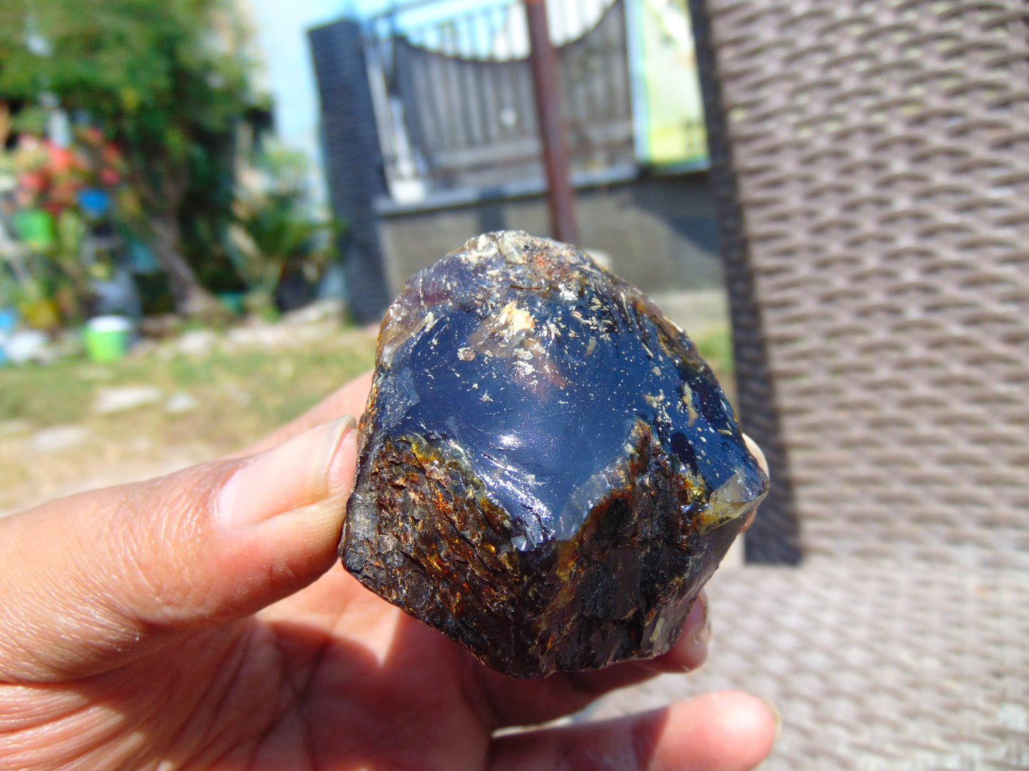 39 gram Rough Raw Indonesian Blue Amber for Healing 26RBM53
