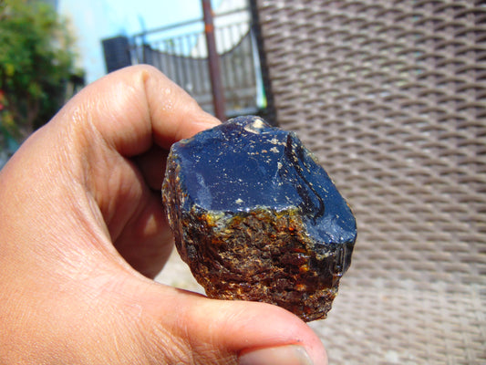 39 gram Rough Raw Indonesian Blue Amber for Healing 26RBM53