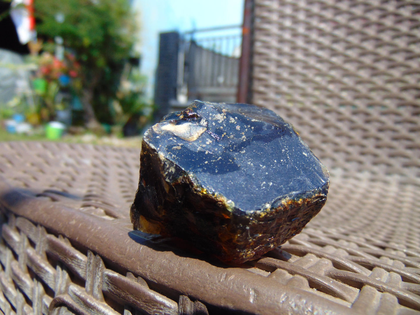 39 gram Rough Raw Indonesian Blue Amber for Healing 26RBM53