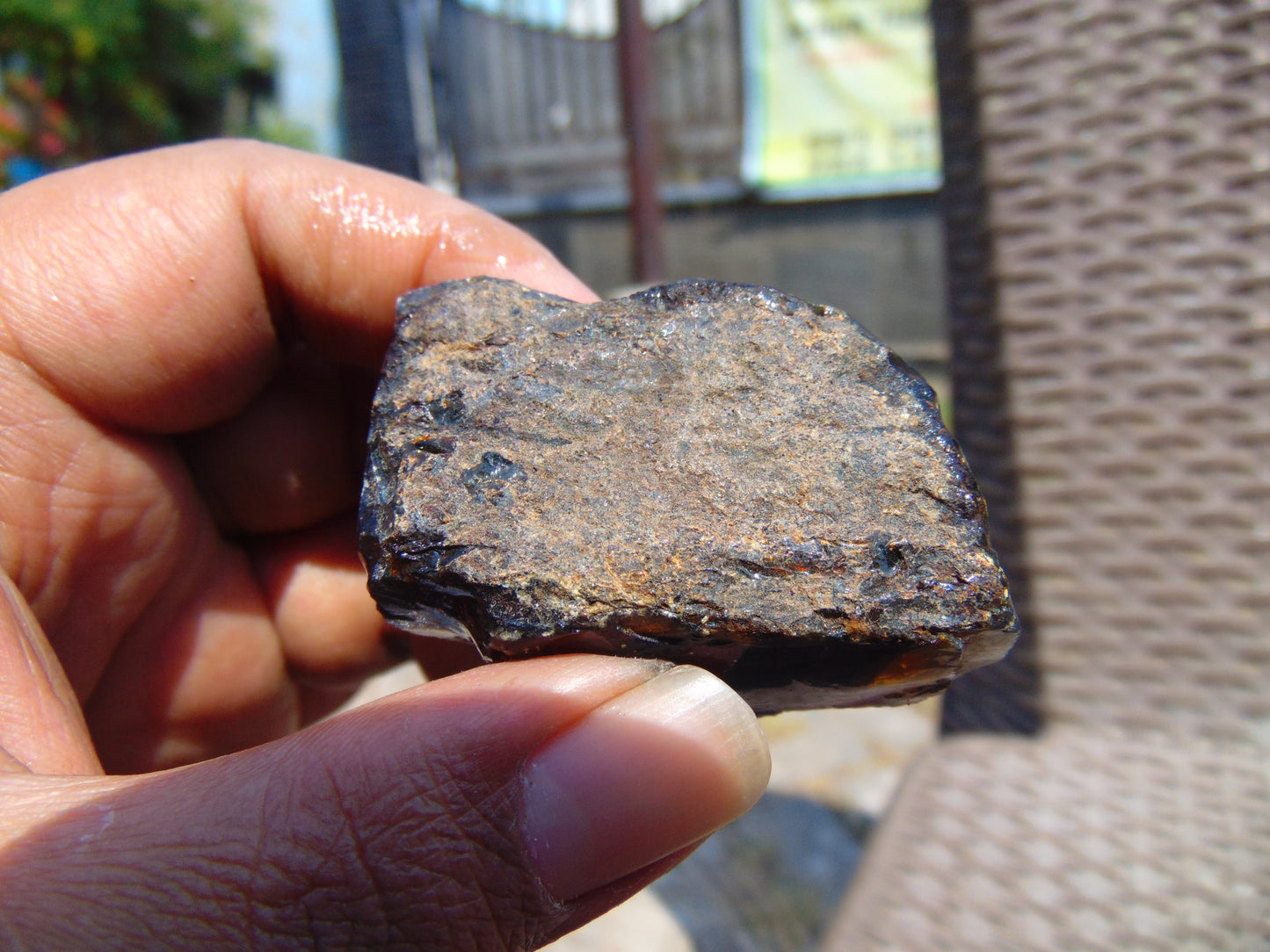 26 gram Rough Raw Indonesian Blue Amber for Healing 26MRB5