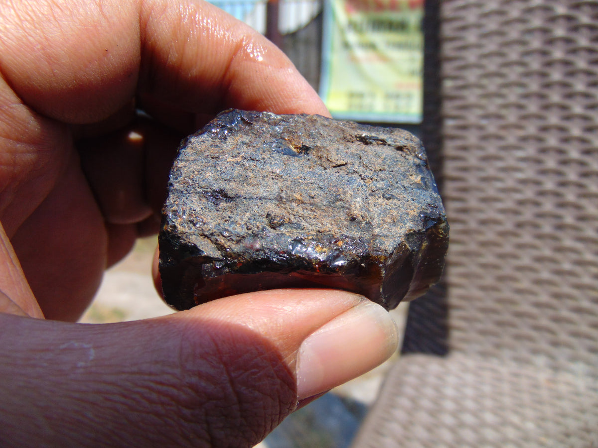 26 gram Rough Raw Indonesian Blue Amber for Healing 26MRB5