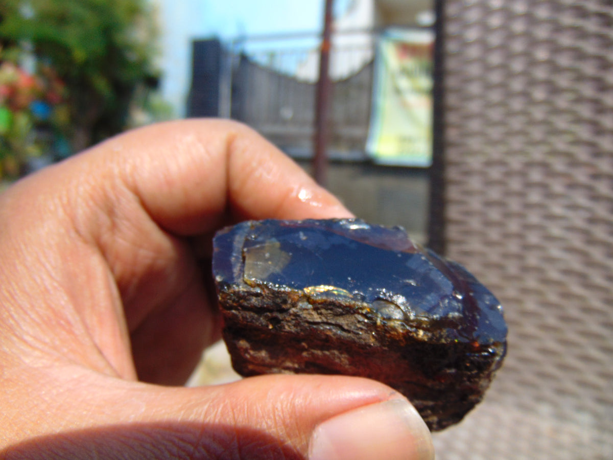 26 gram Rough Raw Indonesian Blue Amber for Healing 26MRB5