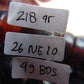 218 gram Small Necklace Beads Indonesian Amber for Healing 26NE10