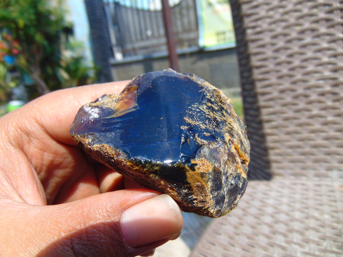 48 gram Rough Raw Indonesian Blue Amber for Healing 26MRB17