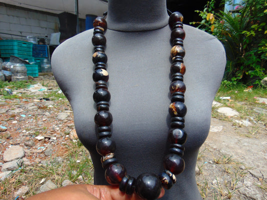 215 gram Small Necklace Beads Indonesian Amber for Healing 26NE9