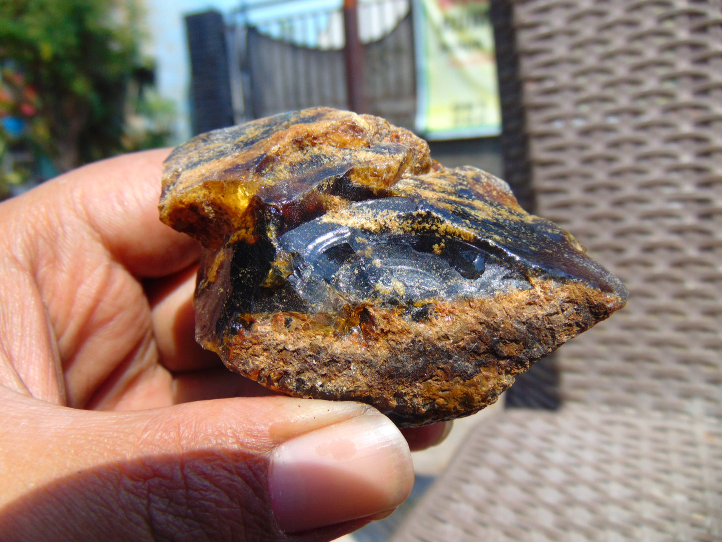 48 gram Rough Raw Indonesian Blue Amber for Healing 26MRB17