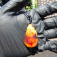 11 gr Teardrop Pendant Indonesian Blue Amber for Healing 25N92