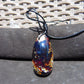 31 gr Teardrop Pendant Indonesian Blue Amber for Healing 25N82
