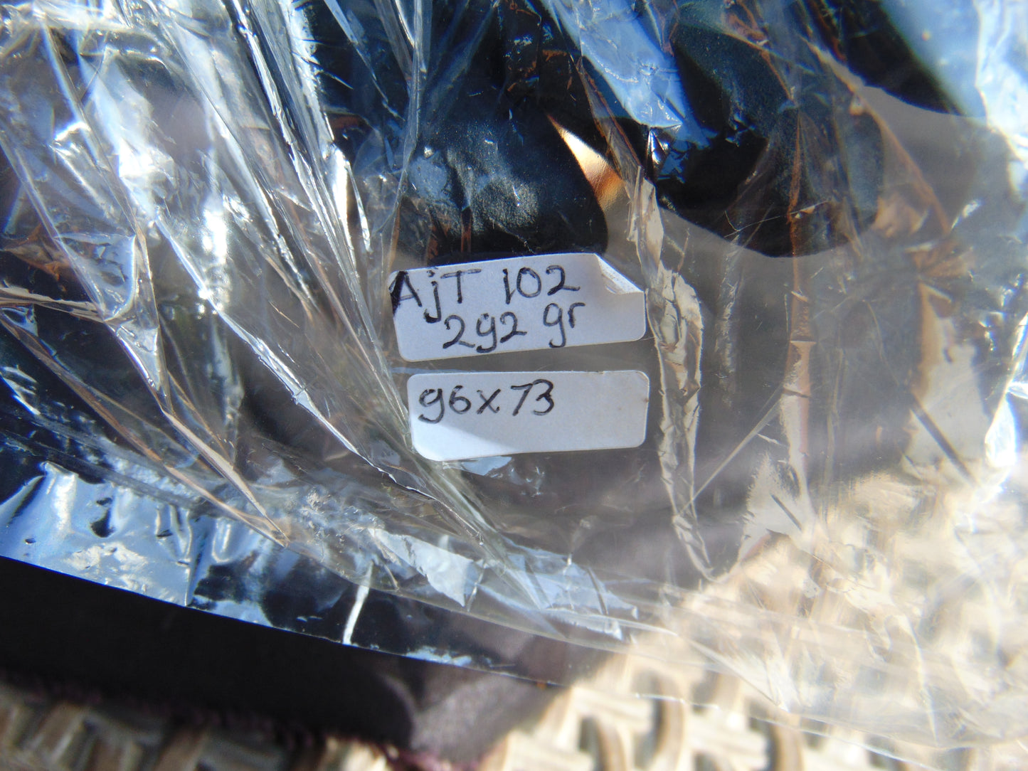 292 grams Skull Carving Indonesian Red White Zebra Amber for healing 96x73 mm AJT102