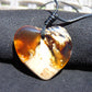5 gr Heart Pendant Indonesian Amber for Healing 25N226