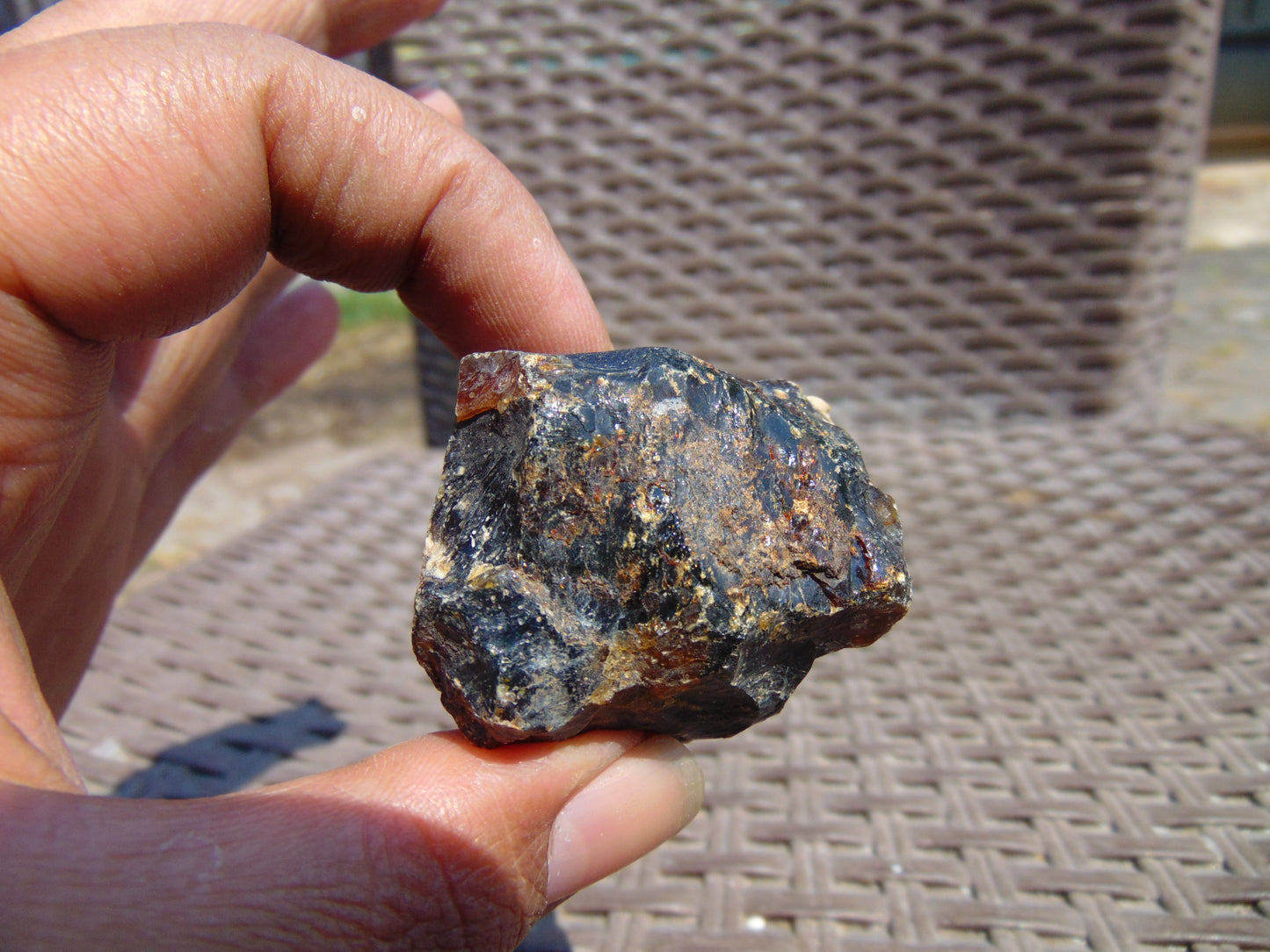 28 gram Rough Raw Indonesian Blue Amber for Healing 26MRB52