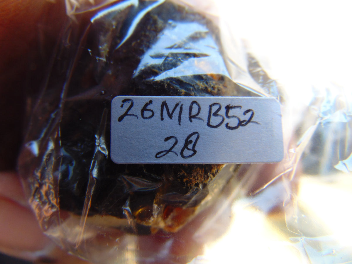28 gram Rough Raw Indonesian Blue Amber for Healing 26MRB52