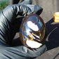 64 gr Shaped Egg 58x45 mm Indonesian Amber for Healing AJT386