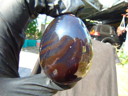 64 gr Shaped Egg 58x45 mm Indonesian Amber for Healing AJT386