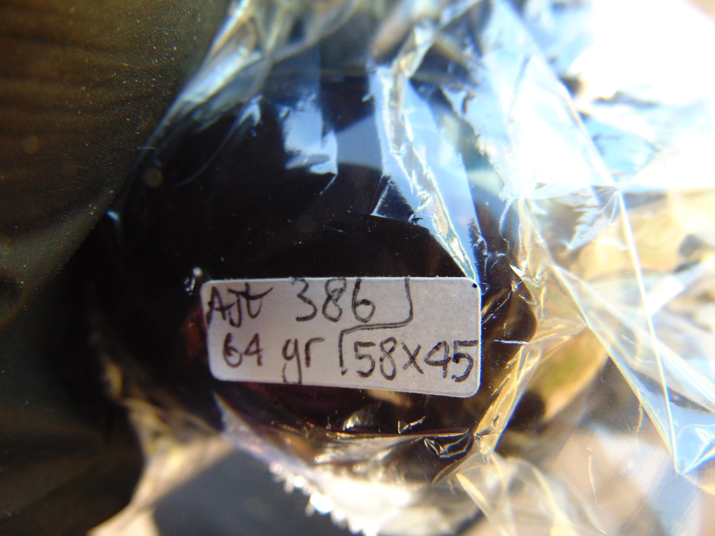 64 gr Shaped Egg 58x45 mm Indonesian Amber for Healing AJT386