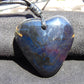 17 gr Heart Pendant Indonesian Blue Amber for Healing 25N252