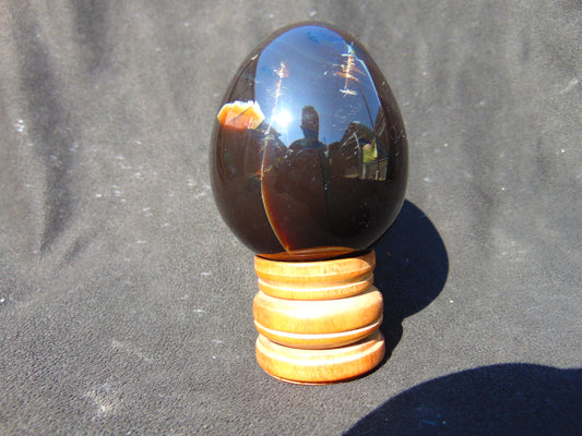 126 gr Shaped Egg 71x58 mm Indonesian Amber for Healing AJT385