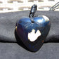 17 gr Heart Pendant Indonesian Blue Amber for Healing 25N252