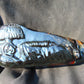 604 gr Sleep Buddha under bodhi tree 220x100x50 mm Indonesia Black Amber