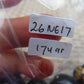 174 gr Small Necklace beads Indonesian red Amber for Healing 26NE17